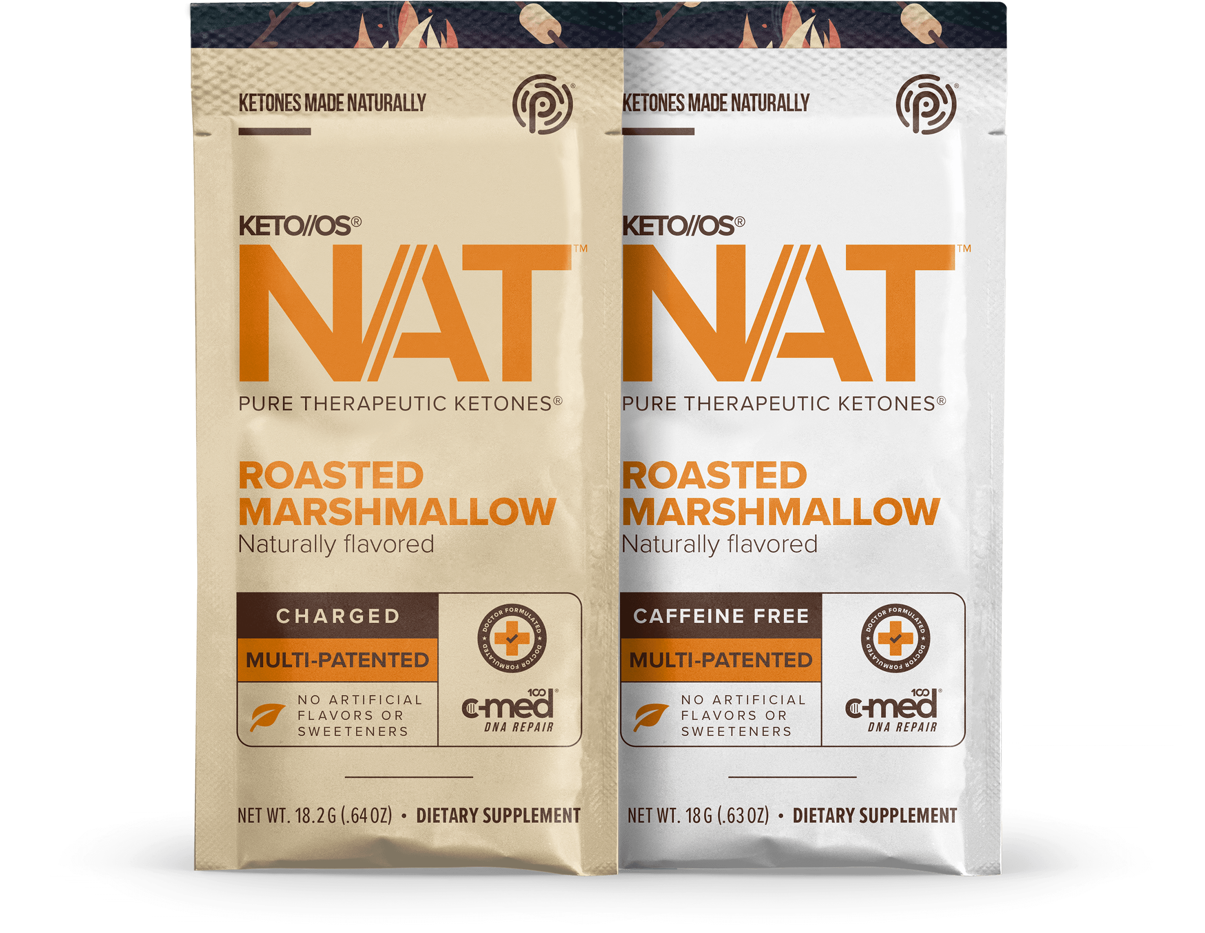 KETO//OS® NAT™ Roasted Marshmallow Keto Drink Mix